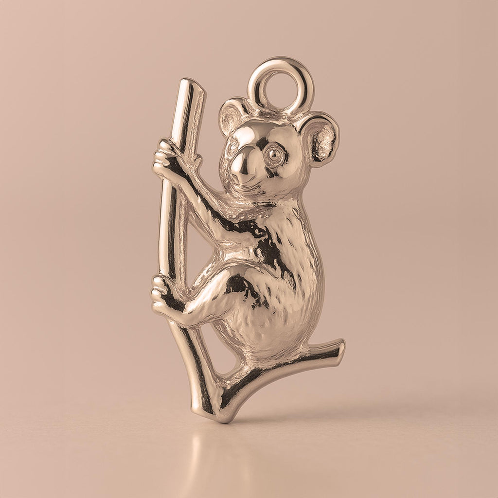 9ct Rose Gold - Perched Koala Charm