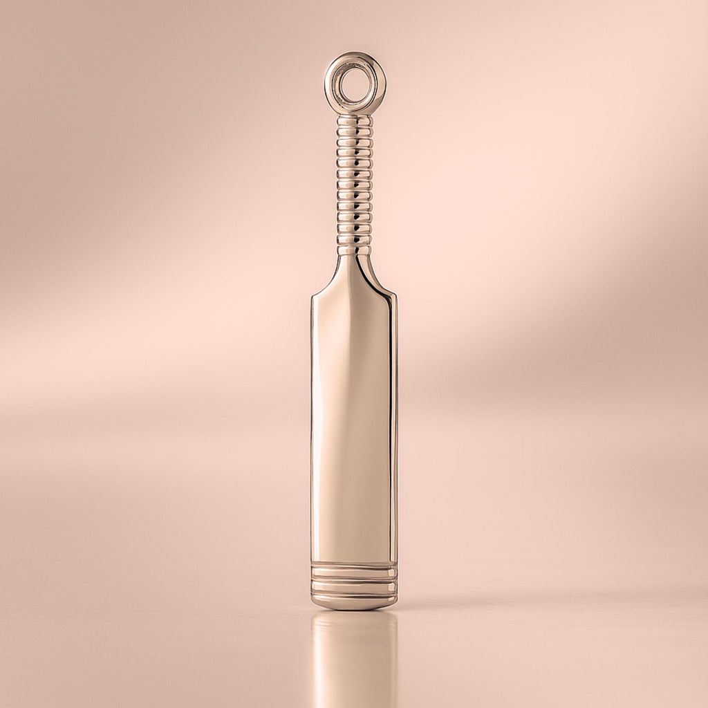 18ct Rose Gold - Classic Cricket Bat Charm