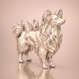 18ct Rose Gold - Papillon Dog Charm