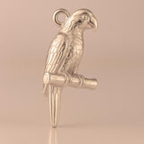 9ct Rose Gold - Amazon Parrot Charm