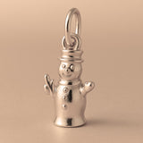 18ct Rose Gold - Classic Snowman Charm