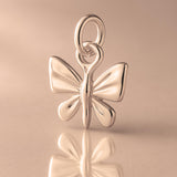 18ct Rose Gold - Modern Butterfly Charm