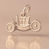 9ct Rose Gold - Princess Carriage Charm