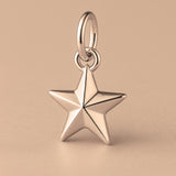 9ct Rose Gold - North Star Charm