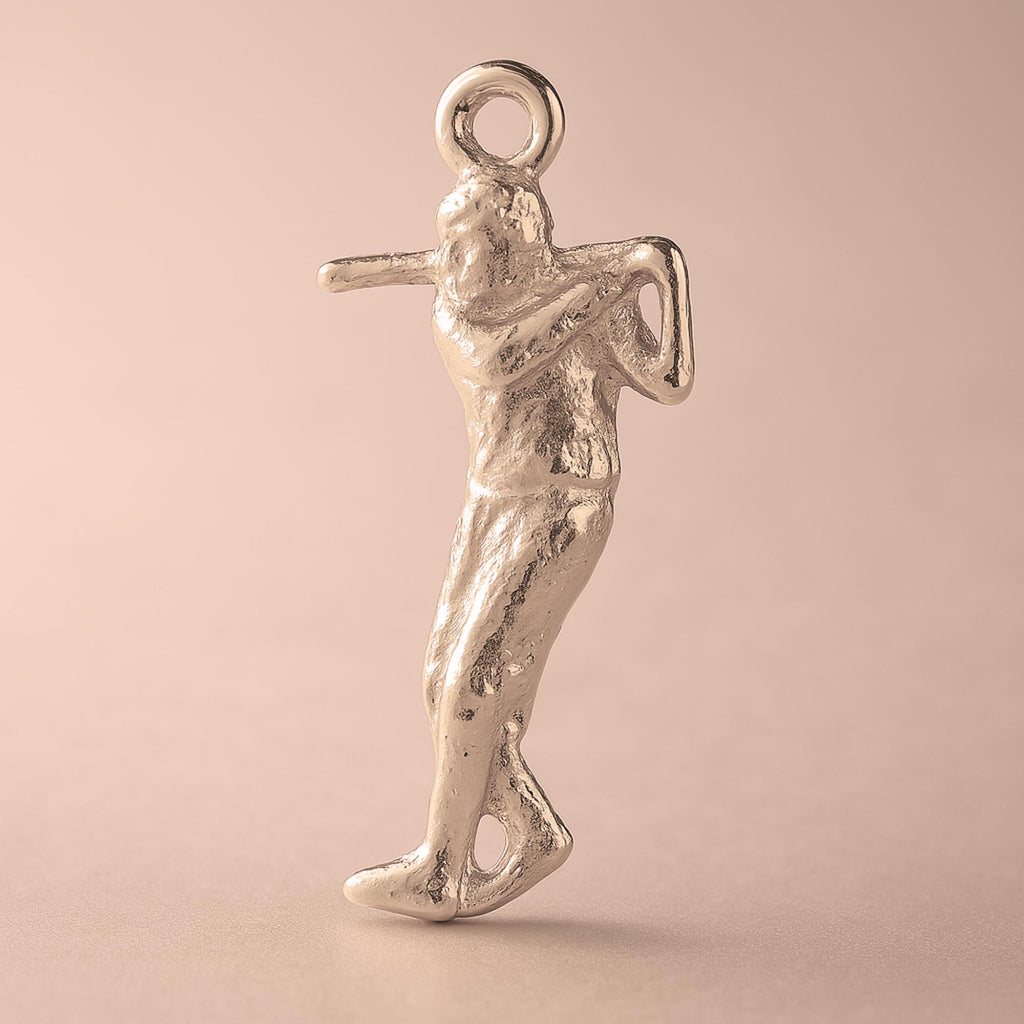 18ct Rose Gold - Baseball Batter Charm