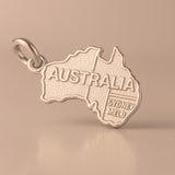 9ct Rose Gold - Australia Sydney Melbourne Charm