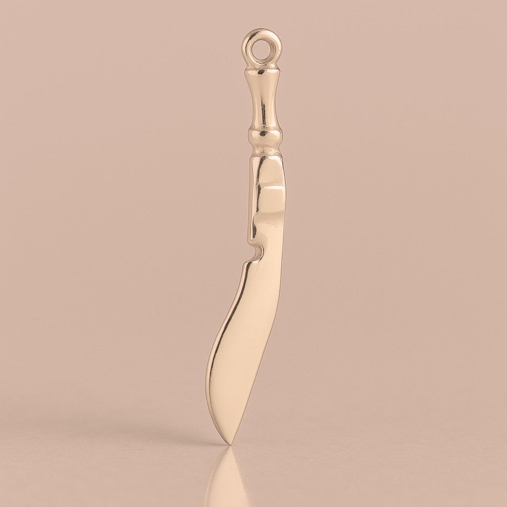9ct Rose Gold - Kukri Knife Charm