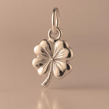 9ct Rose Gold - Classic Four-Leaf Clover Charm