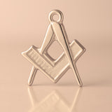 18ct Rose Gold - Freemason Charm