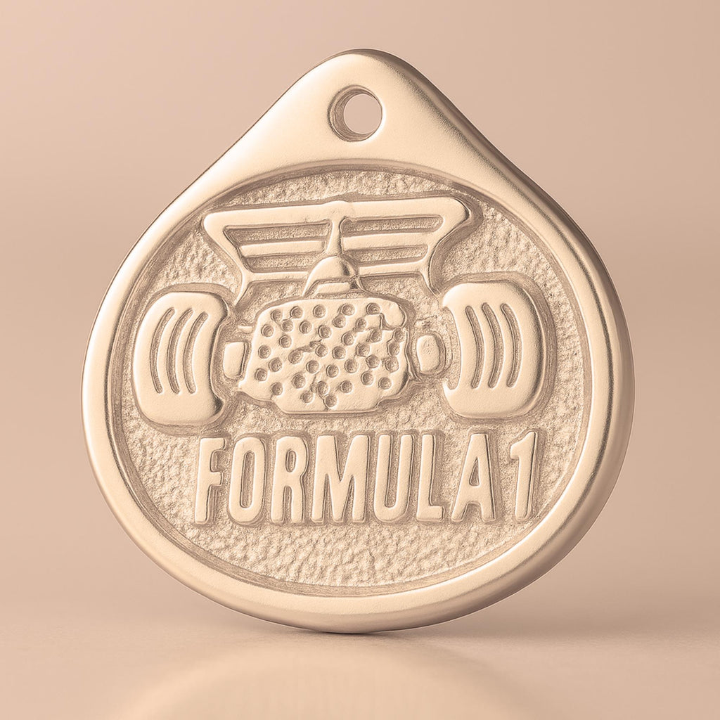 18ct Rose Gold - Formula 1 Charm