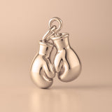 18ct Rose Gold - Boxing Gloves Charm