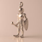 9ct Rose Gold - Medieval Knight Charm
