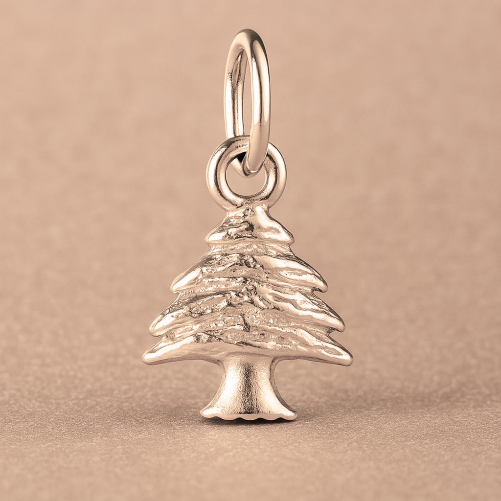 18ct Rose Gold - Mini Christmas Tree Charm