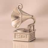 18ct Rose Gold - Gramophone Record Player Charm