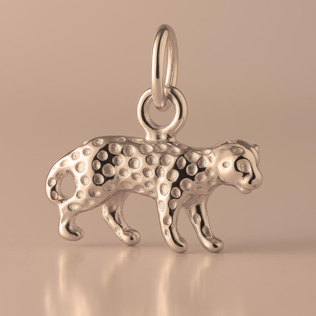 9ct Rose Gold - Asiatic Cheetah Charm