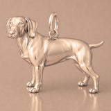 9ct Rose Gold - German Shorthaired Pointer Dog Charm