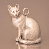 9ct Rose Gold - Siamese Cat Charm