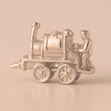 18ct Rose Gold - Locomotive Train Driver Charm