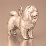 9ct Rose Gold - Chow Chow Dog Charm