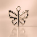 18ct Rose Gold - Petite Butterfly Charm