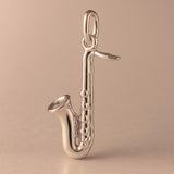 9ct Rose Gold - Alto Saxophone Charm