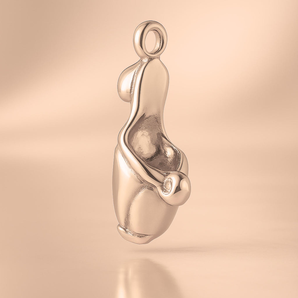 9ct Rose Gold - Low Heel Charm