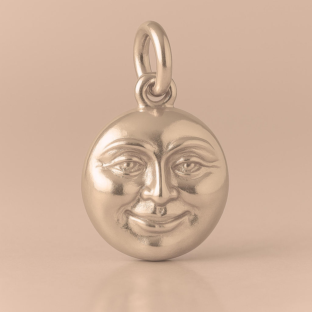 18ct Rose Gold - Luna Protection Charm