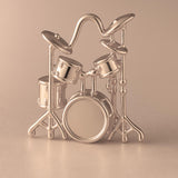 18ct Rose Gold - Classic Drum Kit Charm