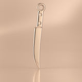 18ct Rose Gold - Chef's Knife Charm
