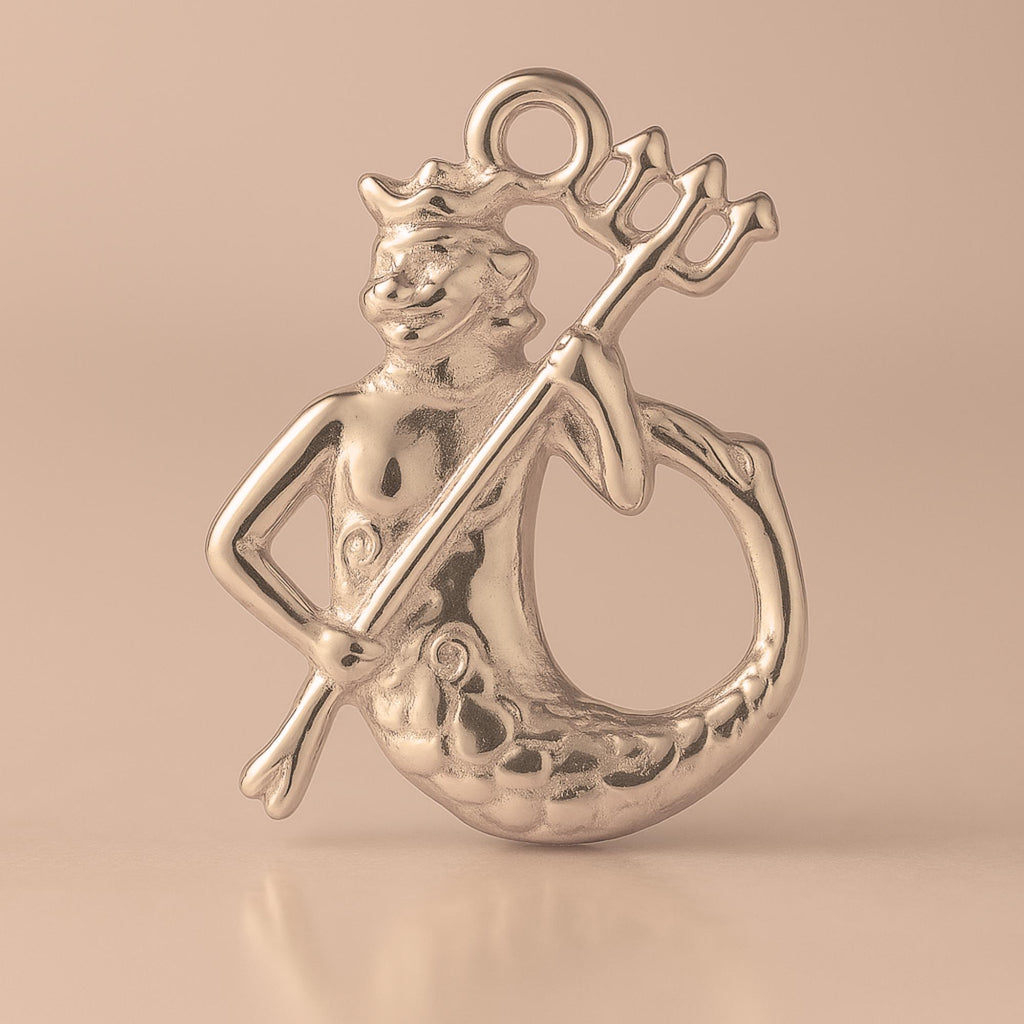 18ct Rose Gold - Poseidon Sea King Charm