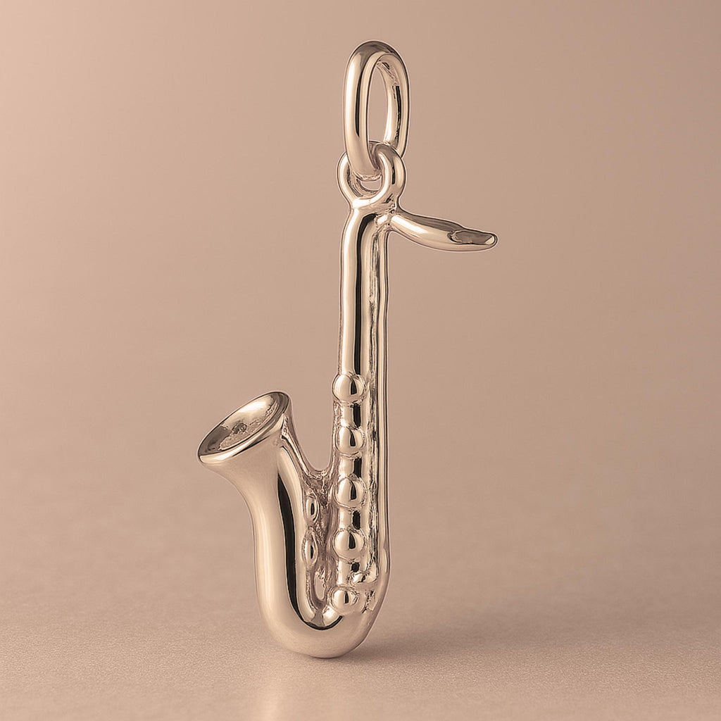 18ct Rose Gold - Alto Saxophone Charm
