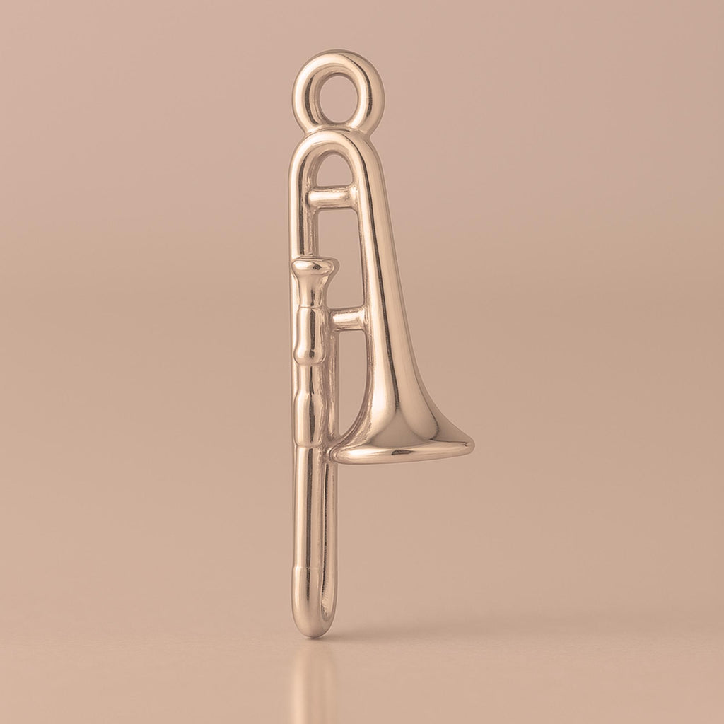9ct Rose Gold - Tenor Trombone Charm