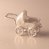 18ct Rose Gold - Victorian Pram Charm