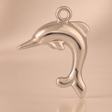 18ct Rose Gold - Leaping Dolphin Charm