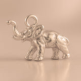 9ct Rose Gold - African Forest Elephant Charm