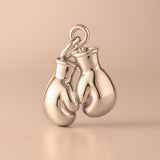 9ct Rose Gold - Boxing Gloves Charm