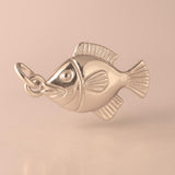 9ct Rose Gold - Tropical Tang Fish Charm