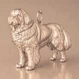 18ct Rose Gold - Newfoundland Dog Charm