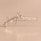 18ct Rose Gold - Flintlock Pistol Charm