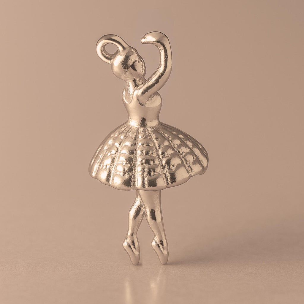9ct Rose Gold - Vintage Ballerina Charm