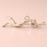 9ct Rose Gold - Spear Fishing Diver Charm