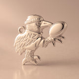 9ct Rose Gold - NZ Kiwi Rugby Bird Charm