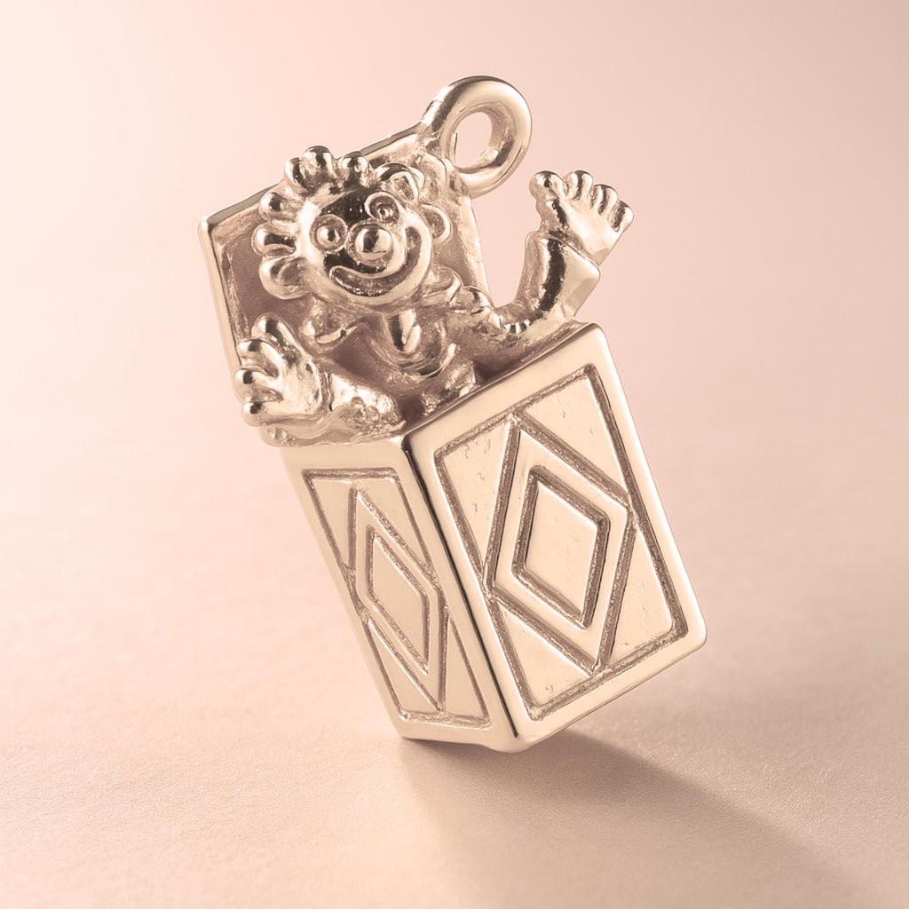 18ct Rose Gold - Jack in the Box Charm