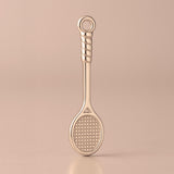 9ct Rose Gold - Badminton Racket Charm