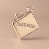 9ct Rose Gold - Australia Suitcase Charm