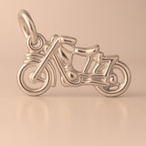 9ct Rose Gold - Vintage Motorbike Charm