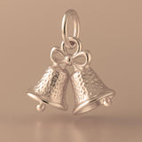 9ct Rose Gold - Christmas Jingle Bells Charm