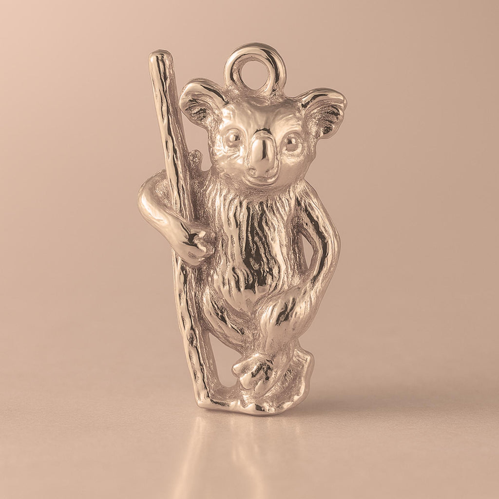 9ct Rose Gold - Standing Koala Charm