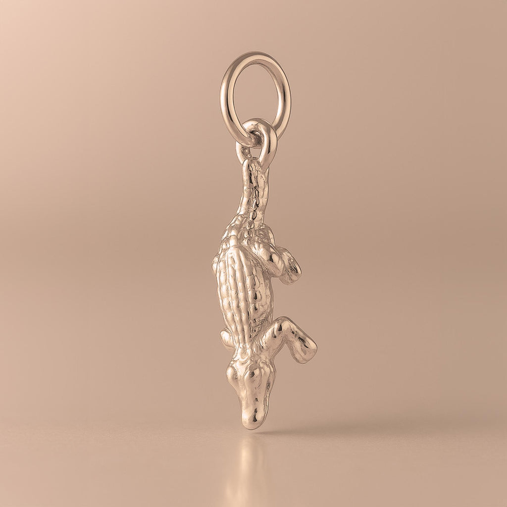 9ct Rose Gold - Freshwater Crocodile Charm