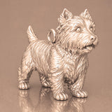 9ct Rose Gold - West Highland White Terrier Dog Charm